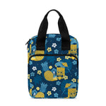 Hawaiian Tiki Pattern Print Bible Tote Bag