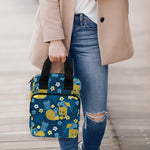 Hawaiian Tiki Pattern Print Bible Tote Bag