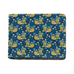 Hawaiian Tiki Pattern Print Bifold Wallet