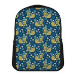 Hawaiian Tiki Pattern Print Casual Backpack