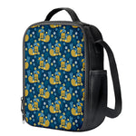 Hawaiian Tiki Pattern Print Crossbody Lunch Bag