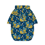 Hawaiian Tiki Pattern Print Dog Zip Up Hoodie