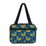 Hawaiian Tiki Pattern Print Double Strap Bible Bag