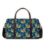 Hawaiian Tiki Pattern Print Duffle Bag