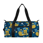 Hawaiian Tiki Pattern Print Gym Bag