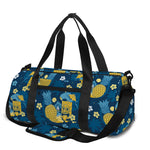 Hawaiian Tiki Pattern Print Gym Bag