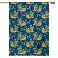 Hawaiian Tiki Pattern Print House Flag