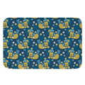Hawaiian Tiki Pattern Print Indoor Door Mat