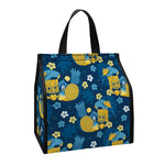 Hawaiian Tiki Pattern Print Insulated Lunch Tote
