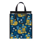 Hawaiian Tiki Pattern Print Insulated Lunch Tote