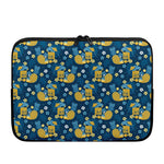 Hawaiian Tiki Pattern Print Laptop Sleeve