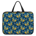 Hawaiian Tiki Pattern Print Laptop Sleeve With Handle
