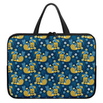 Hawaiian Tiki Pattern Print Laptop Sleeve With Handle