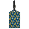 Hawaiian Tiki Pattern Print Luggage Tag