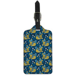 Hawaiian Tiki Pattern Print Luggage Tag