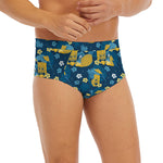 Hawaiian Tiki Pattern Print Men's Briefs