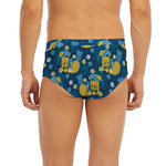 Hawaiian Tiki Pattern Print Men's Briefs