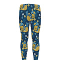 Hawaiian Tiki Pattern Print Men's Leggings
