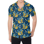 Hawaiian Tiki Pattern Print Men's Shirt