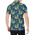 Hawaiian Tiki Pattern Print Men's Shirt