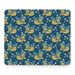 Hawaiian Tiki Pattern Print Mouse Pad
