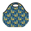 Hawaiian Tiki Pattern Print Neoprene Lunch Bag