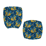 Hawaiian Tiki Pattern Print Office Chair Cover