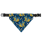 Hawaiian Tiki Pattern Print Over The Collar Dog Bandana