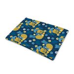 Hawaiian Tiki Pattern Print Pet Cooling Mat Cover