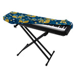 Hawaiian Tiki Pattern Print Piano Keyboard Cover