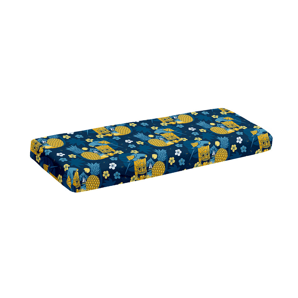 Hawaiian Tiki Pattern Print Piano Keyboard Cover