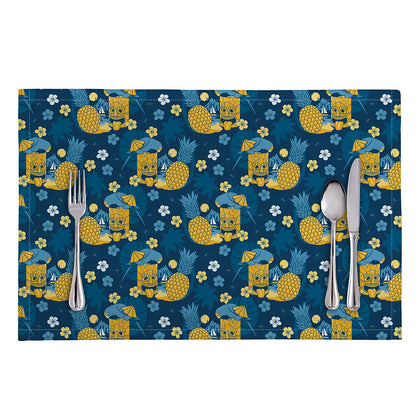Hawaiian Tiki Pattern Print Placemat