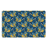 Hawaiian Tiki Pattern Print Polyester Doormat