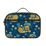 Hawaiian Tiki Pattern Print Portable Lunch Bag