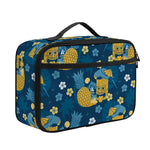 Hawaiian Tiki Pattern Print Portable Lunch Bag