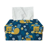 Hawaiian Tiki Pattern Print Rectangle Tissue Box Cover