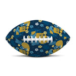Hawaiian Tiki Pattern Print Rugby Ball