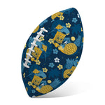 Hawaiian Tiki Pattern Print Rugby Ball