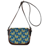 Hawaiian Tiki Pattern Print Saddle Bag