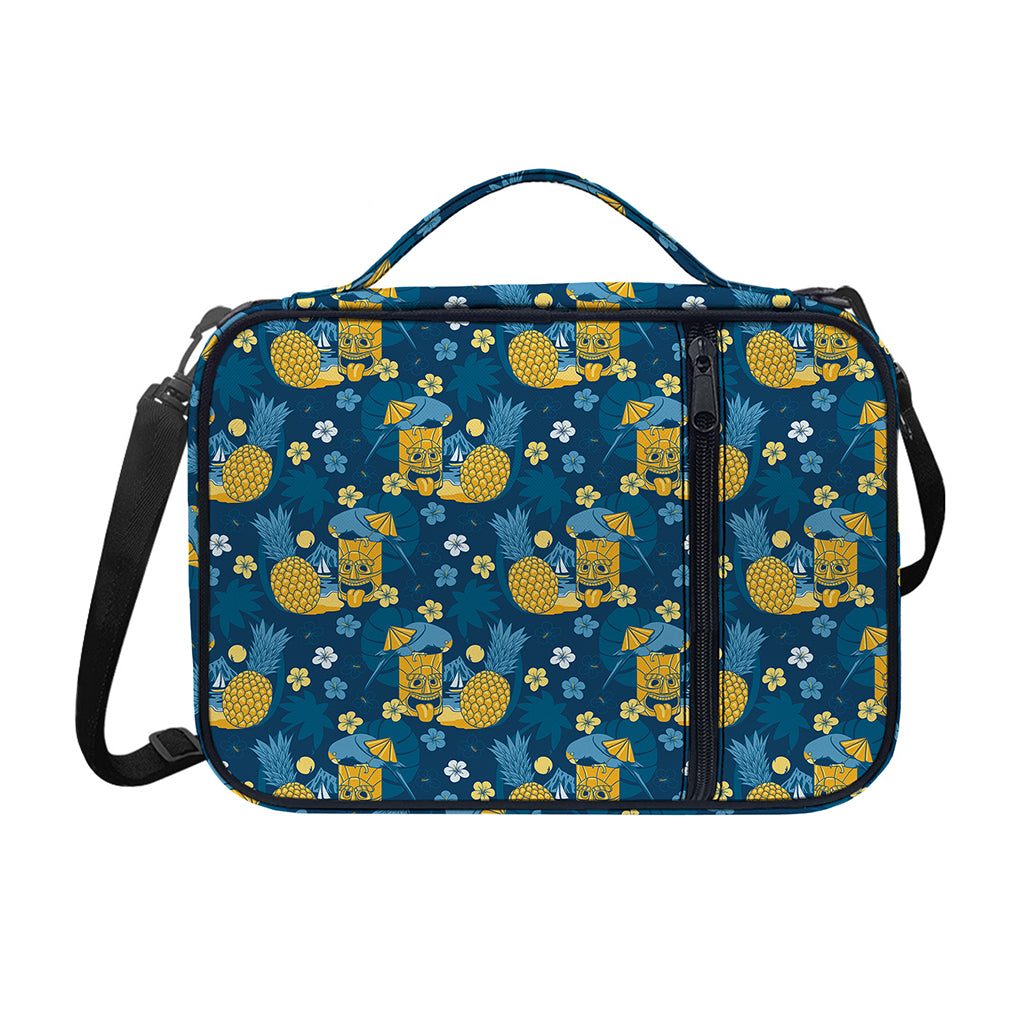 Hawaiian Tiki Pattern Print Shoulder Strap Bible Bag