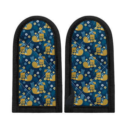 Hawaiian Tiki Pattern Print Skillet Handle Cover
