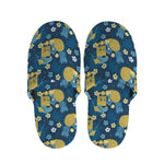 Hawaiian Tiki Pattern Print Slippers