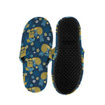 Hawaiian Tiki Pattern Print Slippers