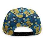 Hawaiian Tiki Pattern Print Snapback Cap