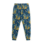 Hawaiian Tiki Pattern Print Sweatpants