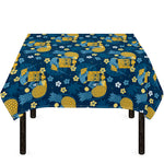 Hawaiian Tiki Pattern Print Tablecloth
