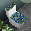 Hawaiian Tiki Pattern Print Toilet Lid And Tank Cover Set