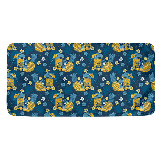 Hawaiian Tiki Pattern Print Towel