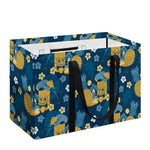 Hawaiian Tiki Pattern Print Utility Tote Bag