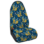 Hawaiian Tiki Pattern Print Waterproof Car Seat Cover
